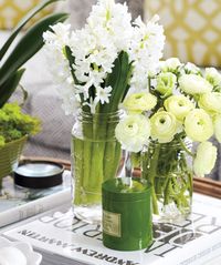 Green flower arrangement