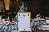 Geometric designs are set to be one of the big 2018 wedding trends. This image from a geometric inspired wedding shows how elegant and fun it can be. https://arabiantents.com/event-design/photographers/jessica-milberg/