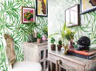 To keep the beachy, bohemian vibe going, decorate with distressed furniture, lots of plants and several quirky accessories. Photography by Prachi Damle