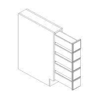 5 Drawer base spice drawer cabinet