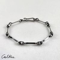 Chain Minimalist Silver Bracelet Solid Silver Chain - Etsy Poland