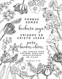 criados para buenas obras ✨ #escritura #biblia #hechurasuya #paginaparacolorear (diseñado por Claudia V.)