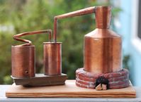 Small All-copper Moonshine Liquor Still Replica Model on a - Etsy