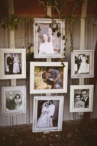 Yes! I've wanted to do this for ages, photos of the parents' and grandparents' weddings.