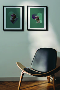 Couple posters for gifting your loved one. Greek Sculpture romance pop art collage poster for room décor and greeting gifts. Roman art fusion with abstract minimal ideas for millennial aesthetic art. Best anniversary gift for your better half. Enhance your beloved spaces with art that speaks to you.