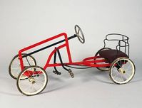 Pedal car toy made by Ansaldo 1930 Italy 20th century