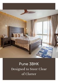 This spacious 3BHK may be situated in Pune, but it carries South India in its heart. So there's some Southern spice coming your way!