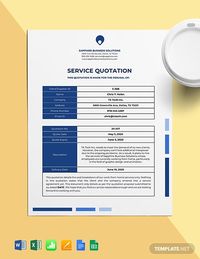 Instantly Download Work From Home Service Quotation Template, Sample & Example in Microsoft Word (DOC), Microsoft Excel (XLS), Google Docs, Apple (MAC) Pages, Google Sheets (SPREADSHEETS), Apple (MAC) Numbers Format. Available in US. Quickly Customize. Easily Editable & Printable.
