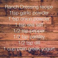 21 Day Fix approved ranch dressing #21DayFix. My modifications.... Reduce pepper and add a little milk