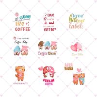 Gnomes Coffee lover Clipart,Valentine's Clipart, Gnome printable, Large files