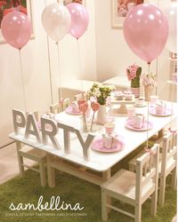 Balloons on Chairs