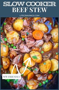 This hearty Slow Cooker Beef Stew is loaded with tender meat and perfectly seasoned vegetables. Easy comfort food at its finest!