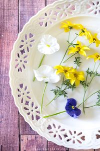 DIY Pressed Flower Art: an easy tutorial for how to press flowers and how to make pressed flower wall art, including free printables for the backgrounds! #wallart #pressedflowers #easycraft