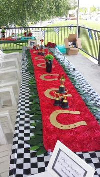 Horse race birthday party
