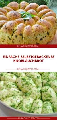 EINFACHE SELBSTGEBACKENES-KNOBLAUCHBROT 😍 😍 😍