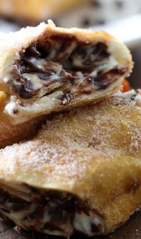 Holy Cannoli!! Who is making this for me??CANNOLI CHIMICHANGAS