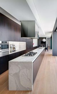 Sleek modern kitchen
