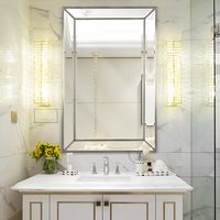House of Hampton® Sharee Rectangle Wood Wall Mirror & Reviews | Wayfair