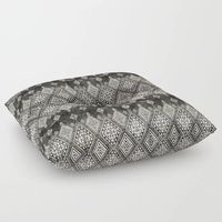 Buy Black and White Handmade Moroccan Fabric Style Floor Pillow by Arteresting Official. Worldwide shipping available at Society6.com. Just one of millions of high quality products available.