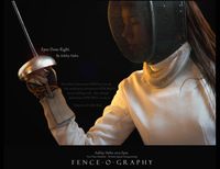 The beautiful art of fencing photographed by Monica Hahn photography for FenceOgraphy.