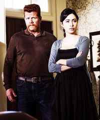 abraham and rosita at party
