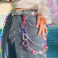 Rainbow Resin Lanyard Punk Trouser Chain – ikoomoo