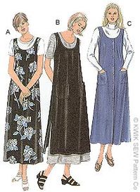 Kwik Sew 2716 Misses Jumpers & Pinafore sewing pattern
