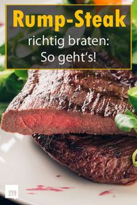 Rump-Steak richtig braten – So geht's. #männersache #steak #rumpsteak #braten #tipps