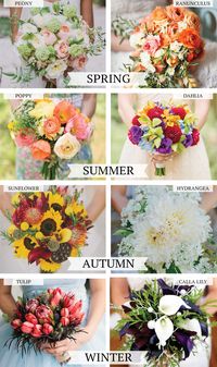 wedding flowers by season