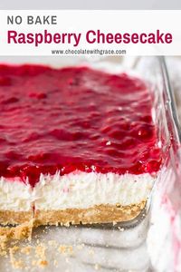 No Bake Raspberry Cheesecake Recipe