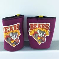 New AFL VFL Brisbane Bears FC Beer Can Bottle Cooler Stubby Holder Set of 2 2008 | eBay