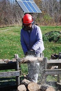 Honest Review of Oregon 40-Volt, Battery-Powered Chainsaw - from MOTHER EARTH NEWS magazine