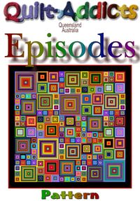 EPISODES Quilt-Addicts Patchwork Quilt Pattern | Etsy