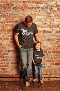 Fathers Day Gift Matching Family Shirts, Original and Remix Matching Shirts, Shirts Match Family Shirts, Dad Shirts, Son Shirts, T-shirt Set