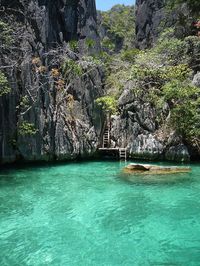 The Secret Lagoon in El Nido, Palawan Islands, Philippines (by toumhi).