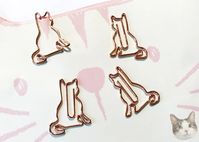 Cat Paper ClipCat PaperclipsBookmarks Paperclips Cat - Etsy UK