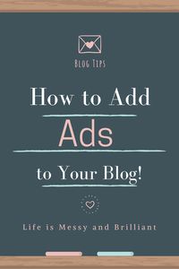 how to add ads to a blog