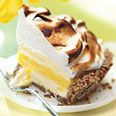 Lemon Meringue Ice Cream Pie in Toasted Pecan Crust