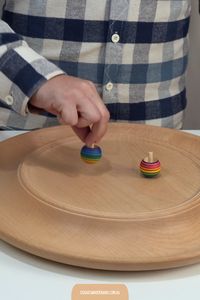 Have you started your collection of Mader spinning tops yet? No collection is complete without the amazing Turn Top, that flips over when spun and then continues spinning on the tip of it's handle. These beautiful handmade wooden spinning tops would make perfect stocking fillers for the whole family. An amazing range of spinning tops is available to buy online from Oskar's Wooden Ark, your favourite Australian toy shop.