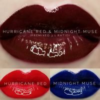LipSense distributor #228660 @perpetualpucker Hurricane Red and Midnight Muse combo