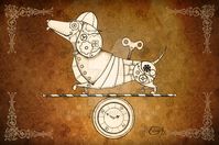 Steampunk Clockwork Dachshund by EpHyGeNiA on DeviantArt