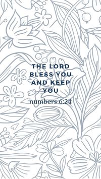 bible verse wallpaper; numbers 6:24