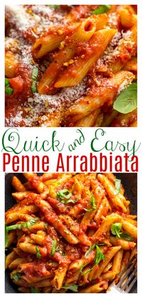 Penne Arrabbiata - An easy recipe for Penne Arrabbiata!