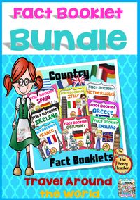 This fact booklet bundle has everything you need to cover the culture and famous landmarks in eight countries. Your students will have so many opportunities to practice their reading, writing, and drawing skills! This fact book bundle is perfect to let your students work on their individual research skills and offers exciting facts about Germany, England, the Netherlands, Spain, France, Greece, Italy, and Ireland. #thebeezyteacher