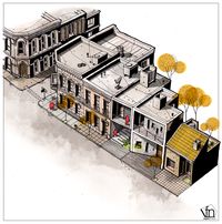 A arquitetura oculta à mão livre, por Fernando Neyra,Nuestros techos no estarían muy copados. Image Cortesía de Fernando Neyra