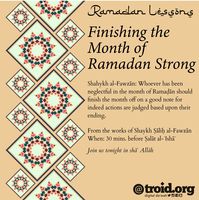 Finishing the month of Ramadan strong #Allah #Quran #hadeeth #sunnah #quranverse #quranquotes #muslim #islam #islamicquotes #dua #islamicreminders #muslimpins #SubhanAllah #Alhamdulilaah #Bismillah #Islamicpins #islamicinfo #tawheed #aqeedah #tawakkul #taqwa #salafy #salafi #salafiyyah #manhaj