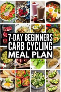 Carb Cycling for Weight Loss | Carb cycling can be an effective and easy tool for losing weight for women and for men alike, and we’re sharing our favorite 7-day carb cycling meal plan, which is chock full of ideas and low carb recipes to help you get a lean, toned body. These recipes are the perfect compliment to the keto diet and we've even included a carb cycling food list!