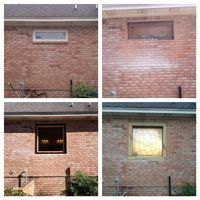 Ever wanted to do something with that tiny bathroom window? Why not replace it with a beautiful, custom window? Doors by Design doesn't ONLY sell beautiful entry doors- we sell (and install) beautiful windows, too! Here is a before and after picture of a recent install. home improvement. bathroom window. home remodel. bathroom remodel. custom windows.