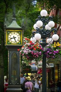 ..Gastown Steam Clock in Vancouver, Canada (
