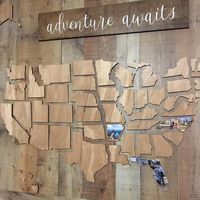 Marking Time USA Pieces and Matching Map Graphic | Etsy